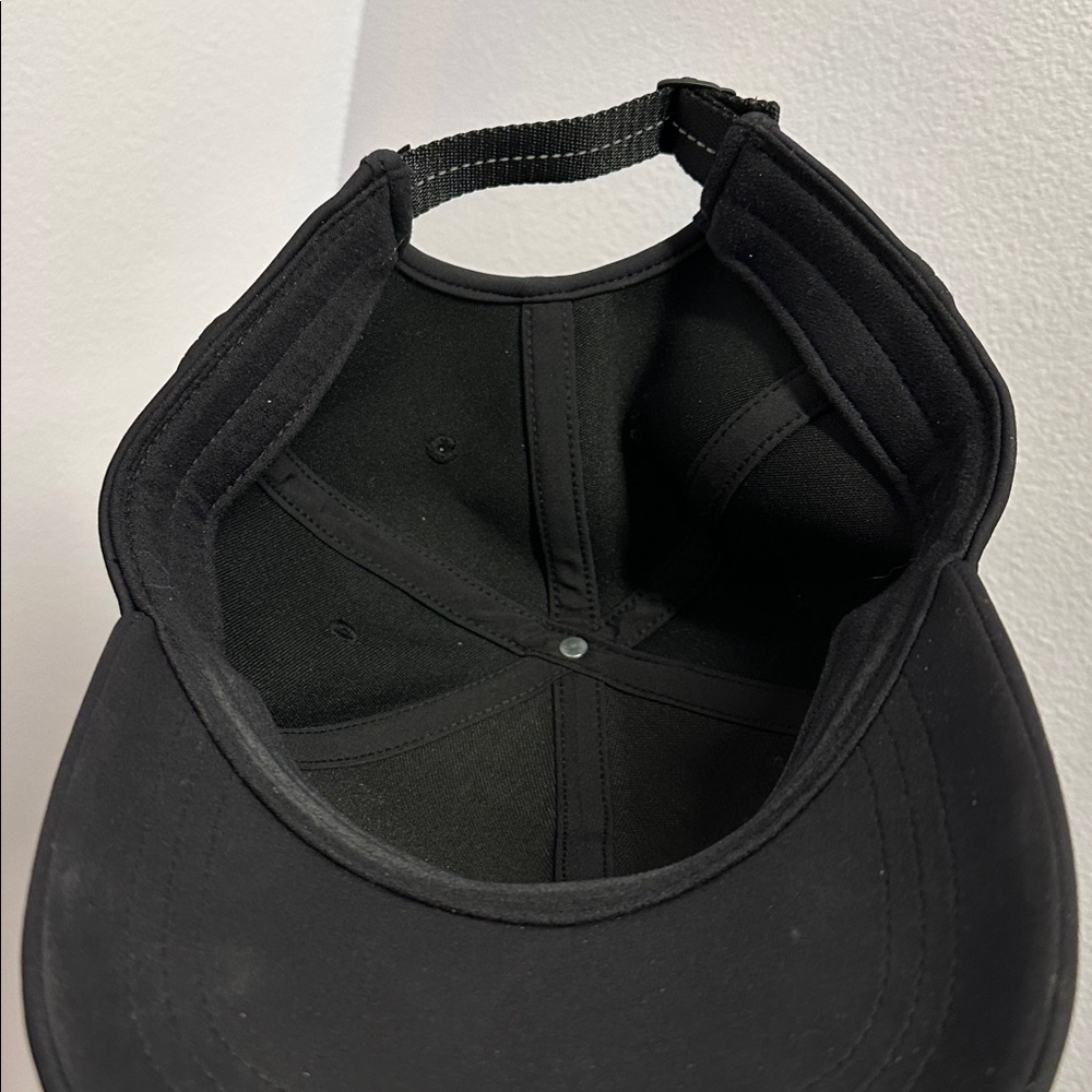 Lululemon Baller Hat Squad Black White Textured Logo Baseball Cap - Picture 7 of 7